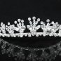 Dancer Opera Tiara;Wedding Silver Tiara;Bridal headpiece;Rhinestone Bridesmaid Tiaras#9051