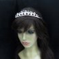 Dancer Opera Tiara;Wedding Silver Tiara;Bridal headpiece;Rhinestone Bridesmaid Tiaras#9051