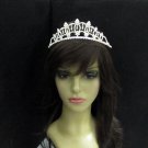 Dancer Opera Tiara;Wedding Silver Tiara;Bridal headpiece;Rhinestone Bridesmaid Tiaras#9072