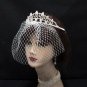 Dancer Opera Tiara;Wedding Silver Tiara;Bridal headpiece;Rhinestone Bridesmaid Tiaras#9072