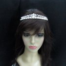 Dancer Opera Tiara;Wedding Silver Tiara;Bridal headpiece;Rhinestone Bridesmaid Tiaras#9194