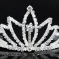 Dancer Opera Tiara;Wedding Silver Tiara;Bridal headpiece;Rhinestone Bridesmaid Tiaras#527