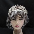 Luxurious Bridesmaid Tiaras;Dancer Opera Tiara;Wedding Silver Tiara;Bridal headpiece#13