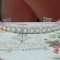 Floral Bridesmaid Headband;Dancer Opera Tiara;Wedding Silver Tiara;Bridal headpiece#624