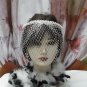 Floral Bridesmaid Headband;Dancer Opera Tiara;Wedding Silver Tiara;Bridal headpiece#624