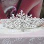 Elegance Bridesmaid Headband;Dancer Opera Tiara;Wedding Silver Tiara;Bridal headpiece#1314