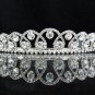 Dancer Opera Tiara;Elegance Bridesmaid Imperial;Wedding Silver Tiara;Bridal headpiece#163