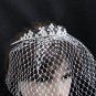 Dancer Opera Tiara;Elegance Bridesmaid Imperial;Wedding Silver Tiara;Bridal headpiece#164ny