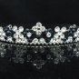 Dancer Opera Tiara;Elegance Bridesmaid Imperial;Wedding Silver Tiara;Bridal headpiece#164ny