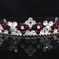 Dancer Opera Tiara;Elegance Bridesmaid Imperial;Wedding Silver Tiara;Bridal headpiece#164r