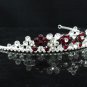 Dancer Opera Tiara;Elegance Bridesmaid Imperial;Wedding Silver Tiara;Bridal headpiece#164r
