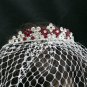 Dancer Opera Tiara;Elegance Bridesmaid Imperial;Wedding Silver Tiara;Bridal headpiece#164r