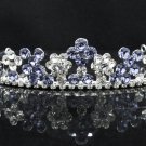 Dancer Opera Tiara;Elegance Bridesmaid Imperial;Wedding Silver Tiara;Bridal headpiece#164pu