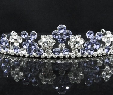 Dancer Opera Tiara;Elegance Bridesmaid Imperial;Wedding Silver Tiara;Bridal headpiece#164pu