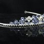 Dancer Opera Tiara;Elegance Bridesmaid Imperial;Wedding Silver Tiara;Bridal headpiece#164pu