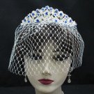 Elegance Bridesmaid Imperial ;Dancer Opera Tiara;Wedding Silver Tiara;Bridal headpiece#564ry