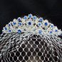 Elegance Bridesmaid Imperial ;Dancer Opera Tiara;Wedding Silver Tiara;Bridal headpiece#564ry