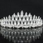 Fancy Bridesmaid imperial ;Dancer Opera Tiara;Wedding Silver Tiara;Bridal headpiece#2041