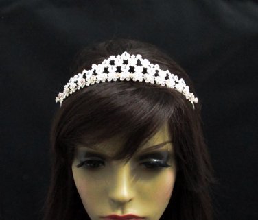 Fancy Bridesmaid imperial ;Dancer Opera Tiara;Wedding Silver Tiara;Bridal headpiece#1137