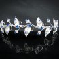 Fancy Floral Headband ;Dancer Opera Tiara;Wedding Silver Tiara;Bridal headpiece#3788ry
