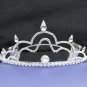 Fancy Silver Regal ;Dancer Opera Tiara;Wedding Silver Tiara;Bridal headpiece#2476