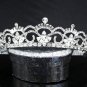 Elegance Silver Tiara ;Dancer Opera Tiara;Wedding Silver Tiara;Bridal headpiece#6012
