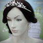 Fancy Silver Regal ;Dancer Opera Tiara;Wedding Silver Tiara;Bridal headpiece#4867