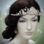Fancy Silver Regal ;Dancer Opera Tiara;Wedding Silver Tiara;Bridal headpiece#4867