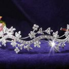 Fancy Silver Headband ;Dancer Opera Tiara;Wedding Silver Tiara;Bridal imperial#4938