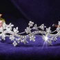 Fancy Silver Headband ;Dancer Opera Tiara;Wedding Silver Tiara;Bridal imperial#4938