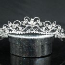 Fancy Silver Headband;Dancer Opera Tiara;Wedding Silver Tiara;Bridal imperial#2003