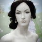 Fancy Silver Regal ;Dancer Opera Tiara;Wedding Silver Tiara;Bridal imperial#541