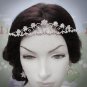 Fancy Silver Regal ;Dancer Opera Tiara;Wedding Silver Tiara;Bridal imperial#541