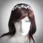 Elegance Headpiece;Dancer Opera Tiara;Wedding Silver Tiara;Bridal imperial#3788