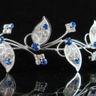 Elegance Headpiece;Dancer Opera Tiara;Wedding Silver Tiara;Bridal imperial#3788