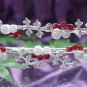 Elegance Headpiece;Dancer Opera Tiara;Wedding Silver Tiara;Bridal imperial#4054