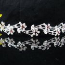 Elegance Headpiece;Dancer Opera Tiara;Wedding Silver Tiara;Bridal imperial#5305