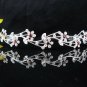 Elegance Headpiece;Dancer Opera Tiara;Wedding Silver Tiara;Bridal imperial#5305
