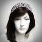 Elegance Headpiece;Dancer Opera Tiara;Wedding Silver Tiara;Bridal imperial#760
