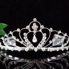 Elegance Headpiece;Dancer Opera Tiara;Wedding Silver Tiara;Bridal imperial#960