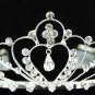 Elegance Headpiece;Dancer Opera Tiara;Wedding Silver Tiara;Bridal imperial#960