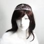 Elegance Headpiece;Dancer Opera Tiara;Wedding Silver Tiara;Bridal imperial#960