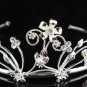 Elegance Headpiece;Dancer Opera Tiara;Wedding Silver Tiara;Bridal imperial#684s