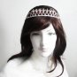 Elegance Headpiece;Dancer Opera Tiara;Wedding Silver Tiara;Bridal imperial#432s
