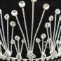 Huge Elegance Headpiece;Opera Tiara;Wedding Silver Tiara;Bridal imperial#490s