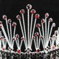 Huge Elegance Headpiece;Opera Tiara;Wedding Silver Tiara;Bridal imperial#490r