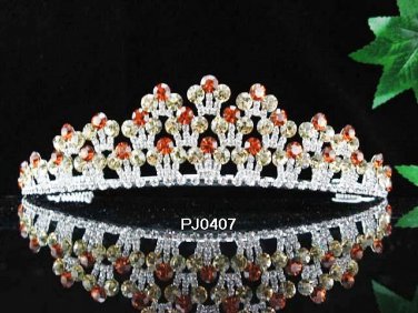 Dancer Opera Tiara;Elegance Headpiece;Wedding Silver Tiara;Bridal imperial#407y