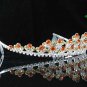 Dancer Opera Tiara;Elegance Headpiece;Wedding Silver Tiara;Bridal imperial#407y