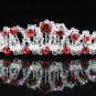 Dancer Opera Tiara;Elegance Headpiece;Wedding Silver Tiara;Bridal imperial#432r