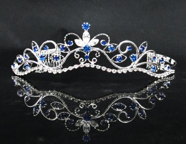 Dancer Opera Tiara;Elegance Headpiece;Wedding Silver Tiara;Bridal imperial#11ry